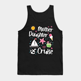 Womens Mother Daughter Cruise Trip 2023 Family Holiday Vacation V-Neck T-Shirt Tank Top